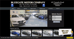 Desktop Screenshot of bluegatemotorco.ie